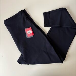 SPANX Classic Navy Ponte Ankle Leggings Medium